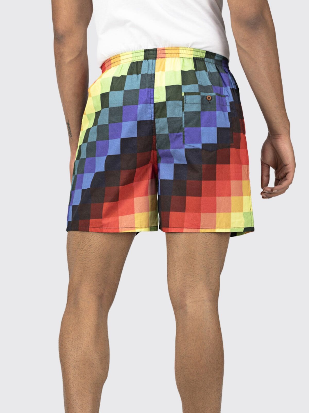 Multicolour Pixels Mens Boxers