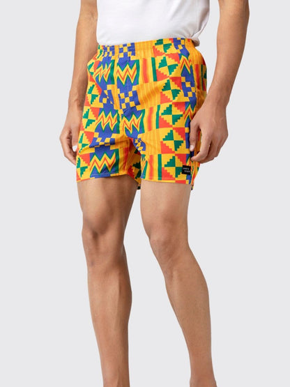 Yellow Tribal Mens Boxers