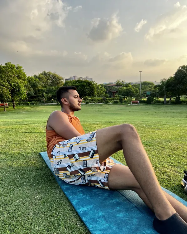 Whats Down Multicolour Childhood Scenery printed boxers. Photo 1