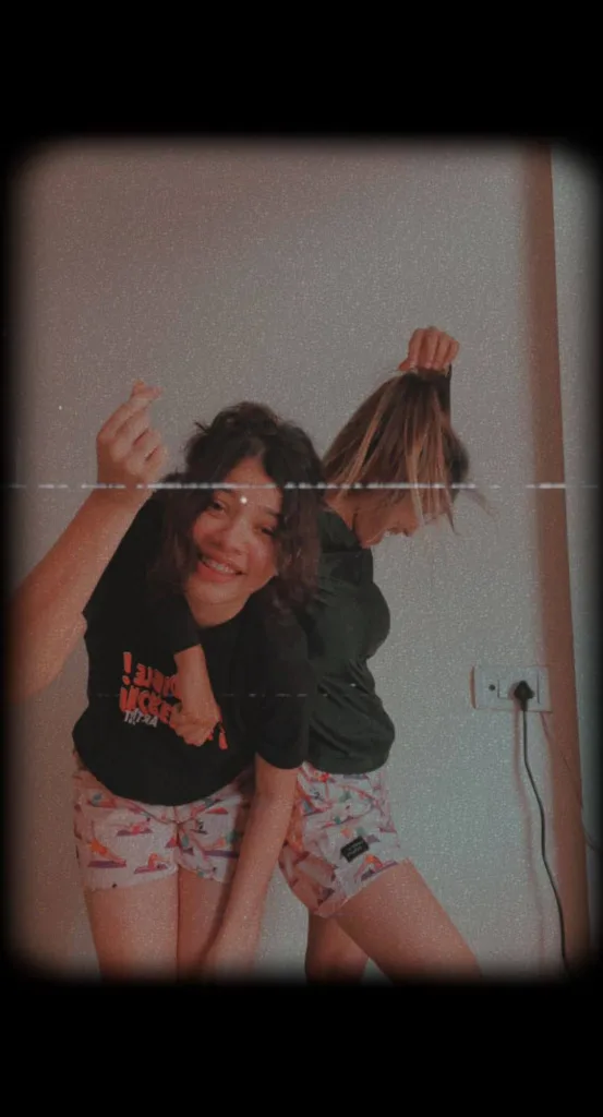Women in Whats Down Pink Snakes & Lads printed boxers. Photo 3