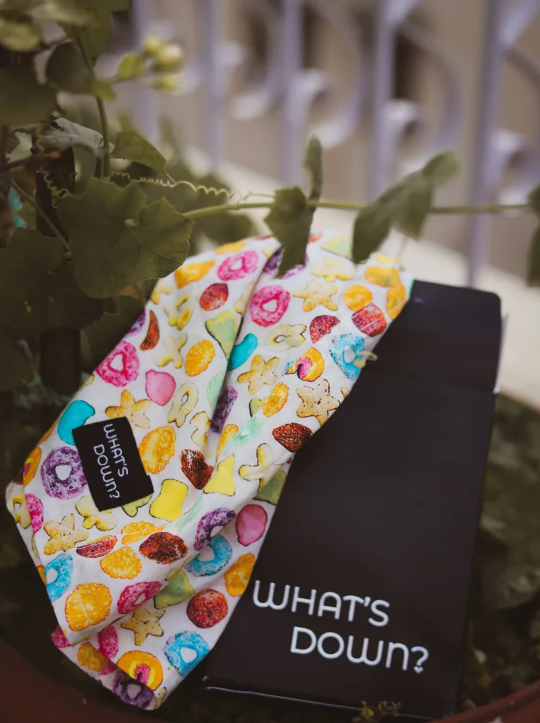 Whats Down packaging with printed boxers. Photo 5
