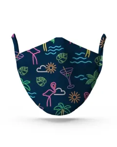 Blue Nautical Face Mask
