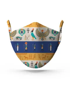 Multicolour Cleopatra Face Mask