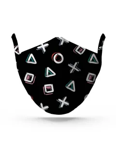 Black Playstation Face Mask